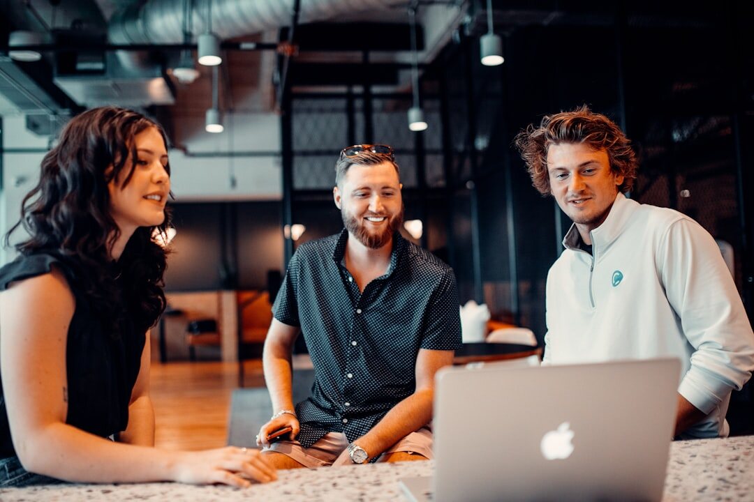 team collaborating with ai