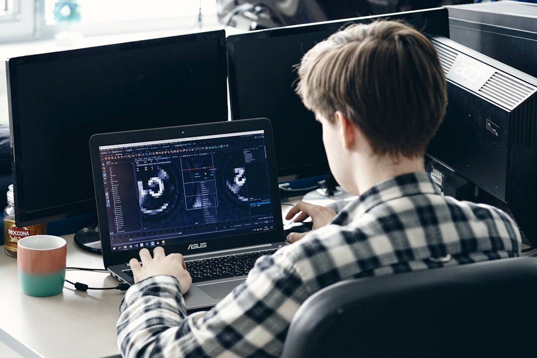 professional using ai software