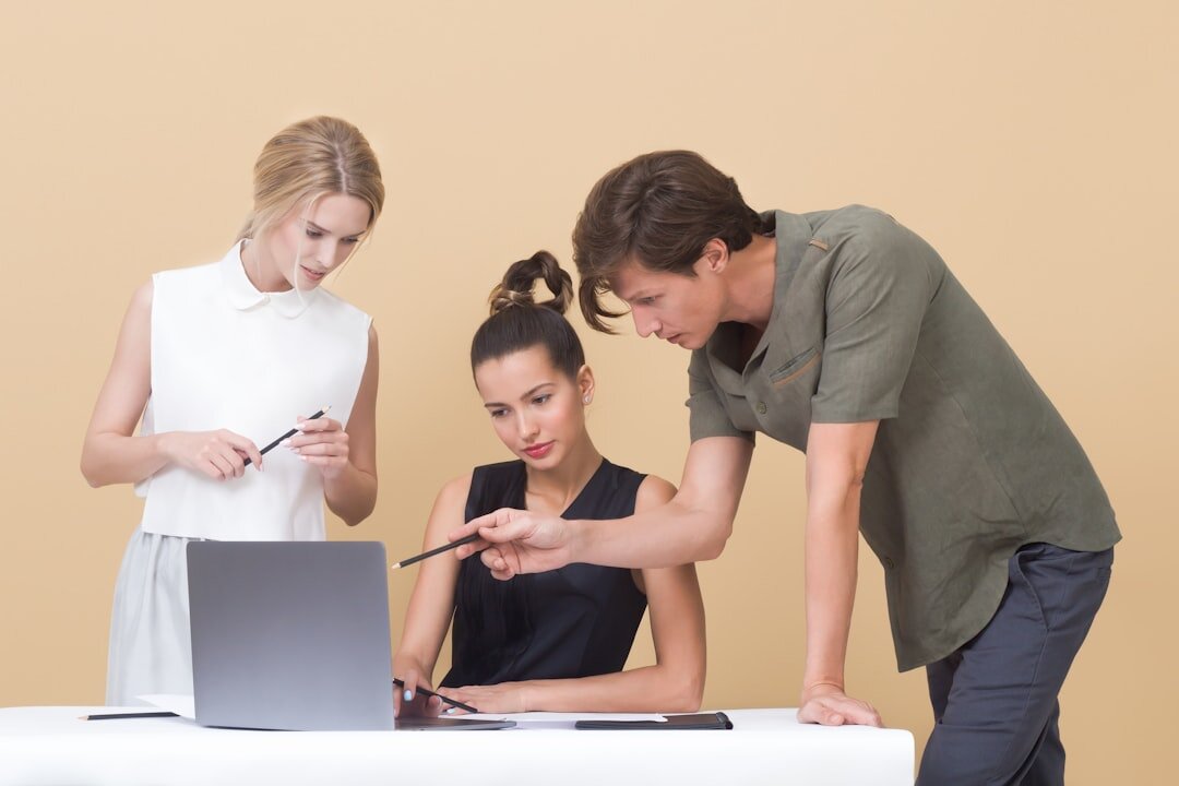 team discussing ideas